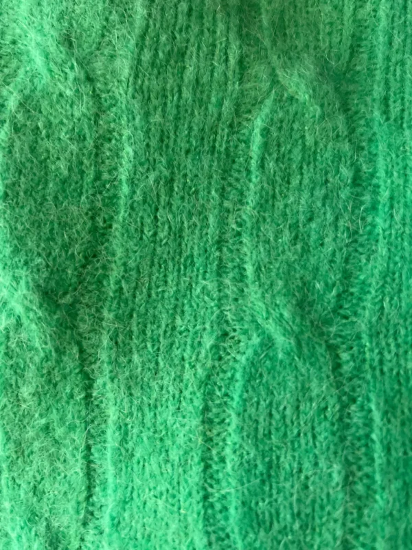 Alpaca Round Neck Cable Knit