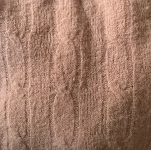 Alpaca Round Neck Cable Knit