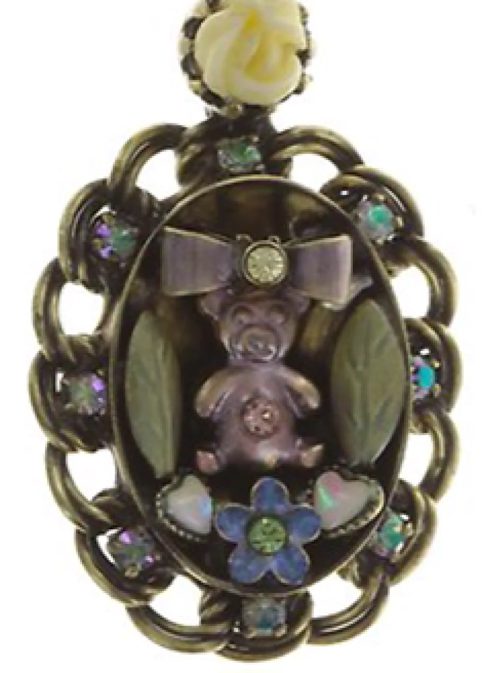 arsenic_in_old_lace_neckl_2.webp Arsenic in Old Lace Necklace Pendant Teddy and Flowers