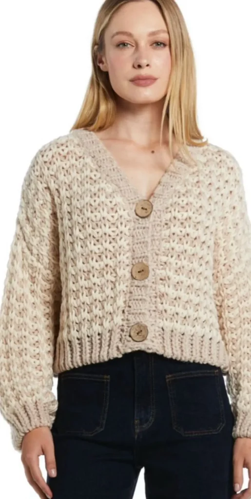 Chunky Crop Cardigan