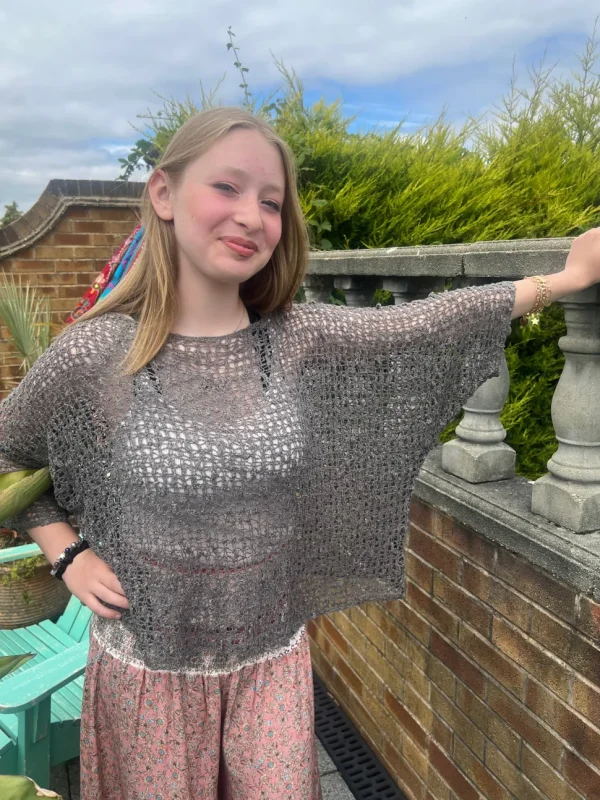 Cobweb Pillow Poncho