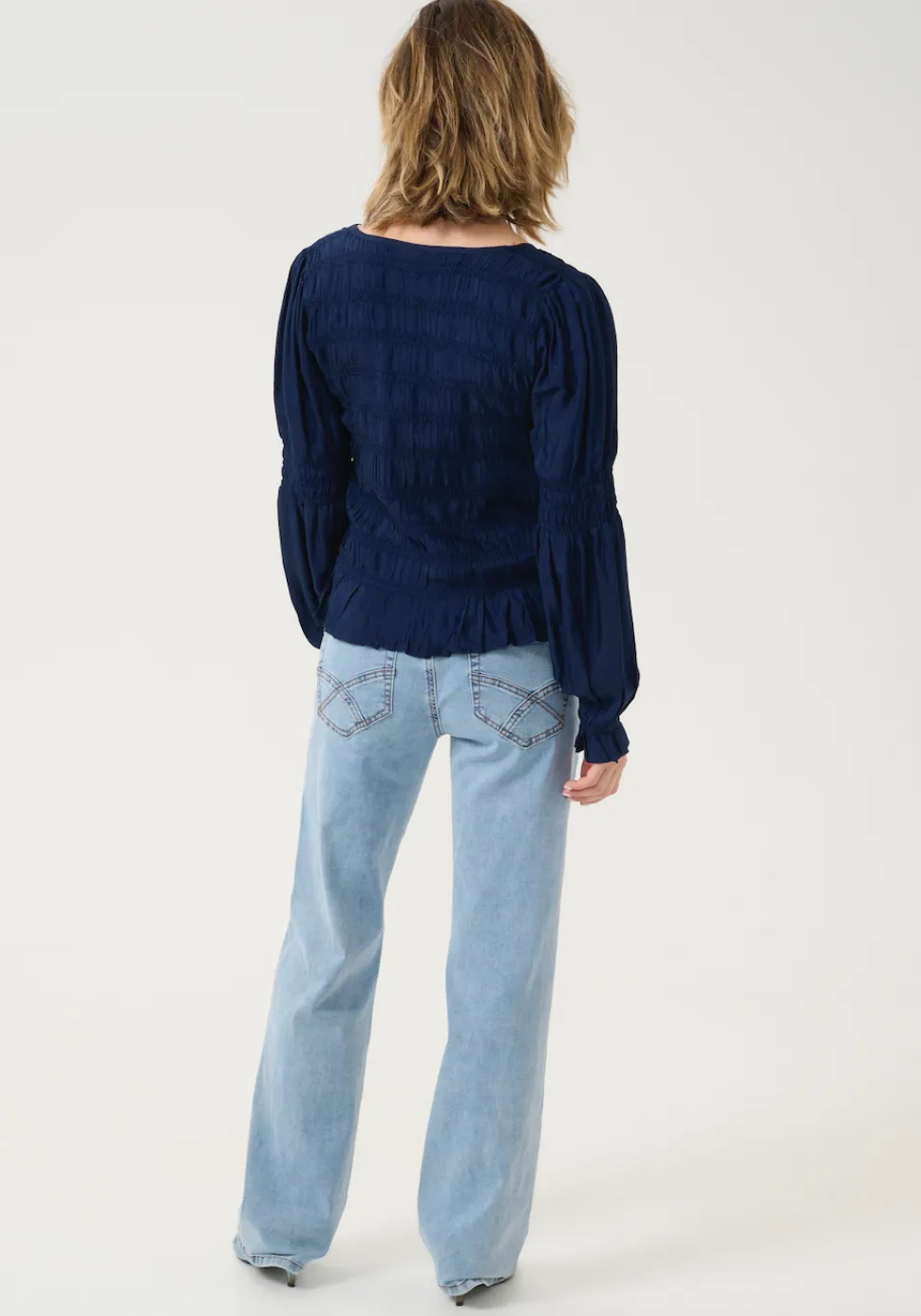 henva_long_sleeve_blouse__3.webp Henva Long Sleeve Blouse in Navy