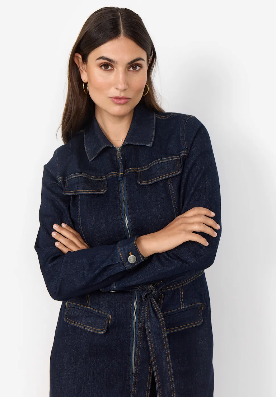 kimberly__dark_denim_dres_3.webp Kimberly 37 Dark Denim Dress