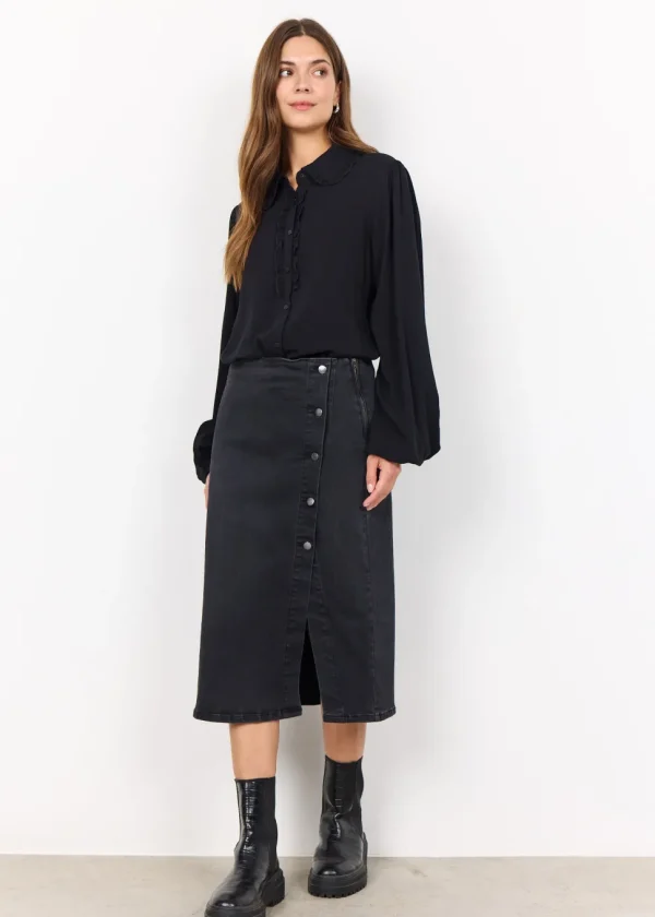 Kimberly 33 Skirt in Dark Blue Black