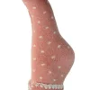 Luxurious Cuff House Socks in Tiny Dots