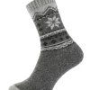 Luxurious Grey Winter Wool Blend Mens Socks