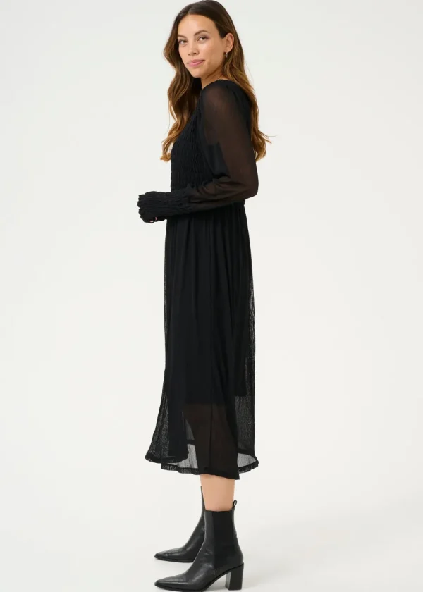 Maggi Dress in Pitch Black
