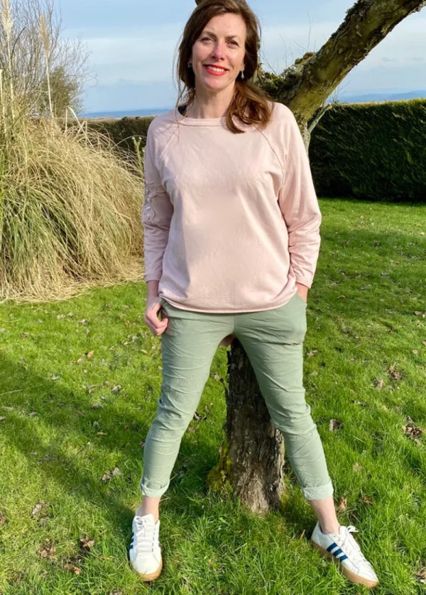 Magic Plain Trousers in Shades of Green