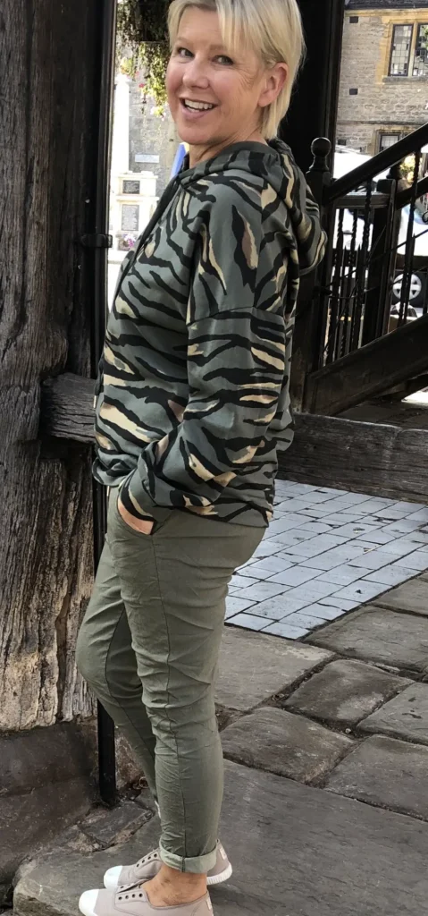 Magic Plain Trousers in Shades of Green