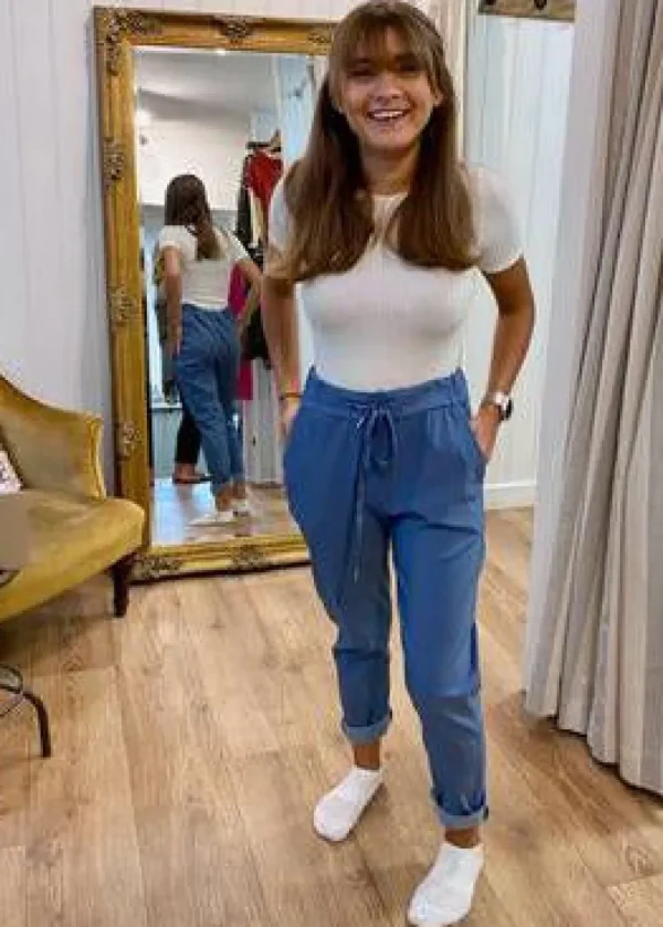 Magic Trousers in Plain shades of Blue