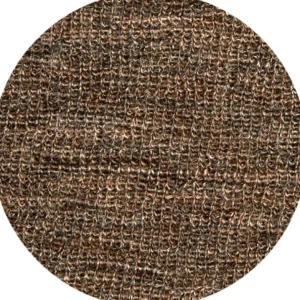 Merino Wool High Neck Top in Grasshopper Green and Earth Brown