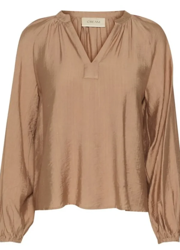 Mila Blouse in Cinnamon Swirl