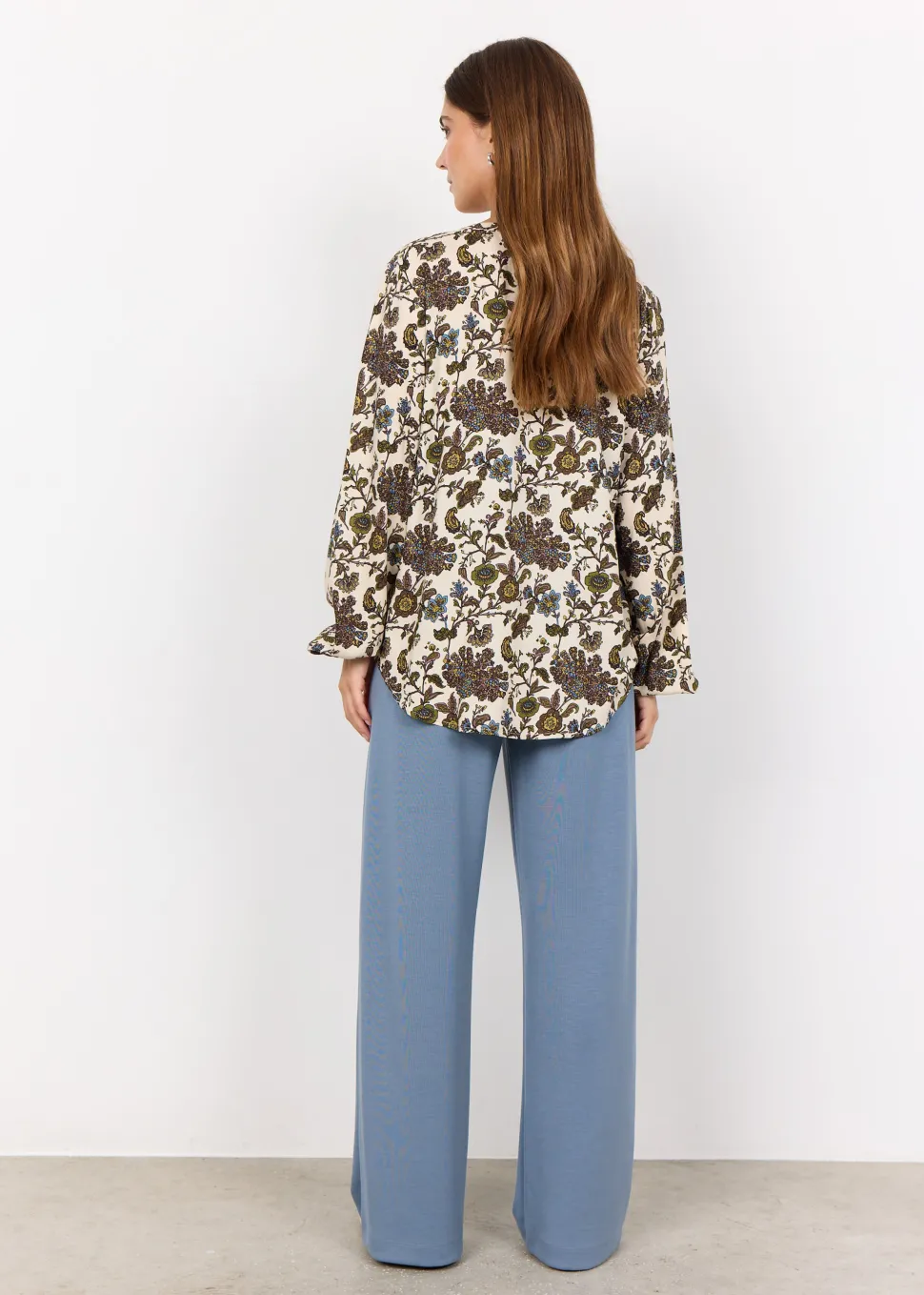 nine__print_blouse_in_dar_3.webp Nine 1 Print Blouse in Dark Green