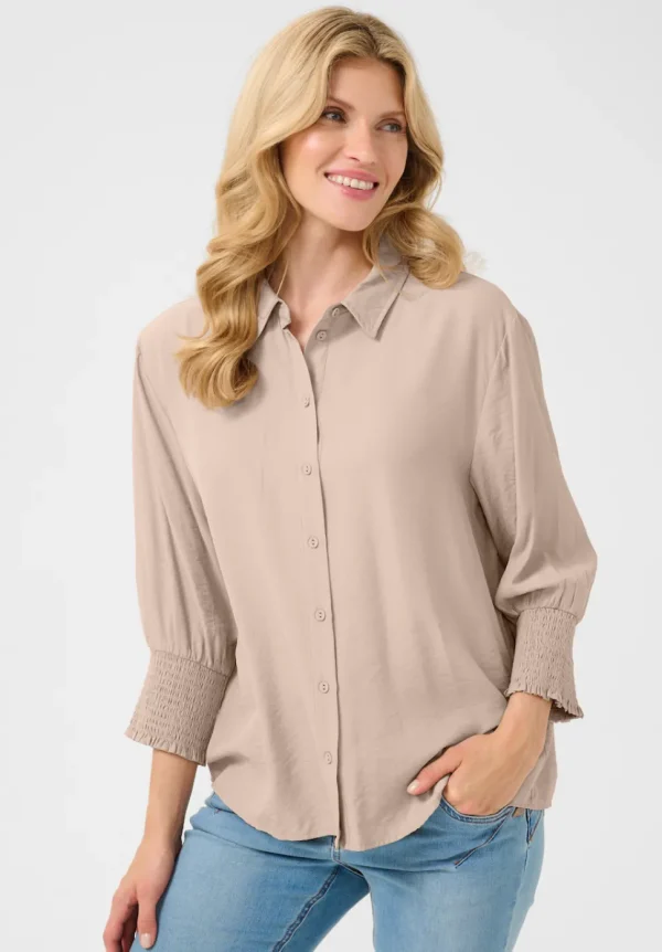 Nola Long Sleeve Shirt in String