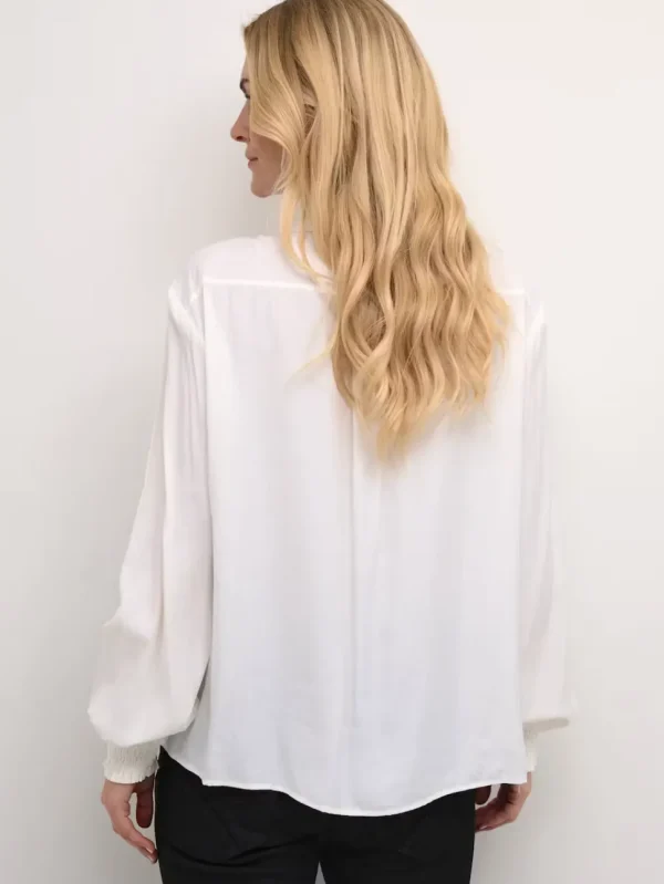 Nola Long Sleeve Shirt in Snow White