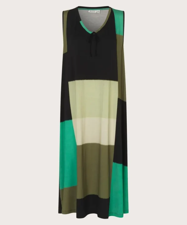Octava Jersey Dress in Green Spruce