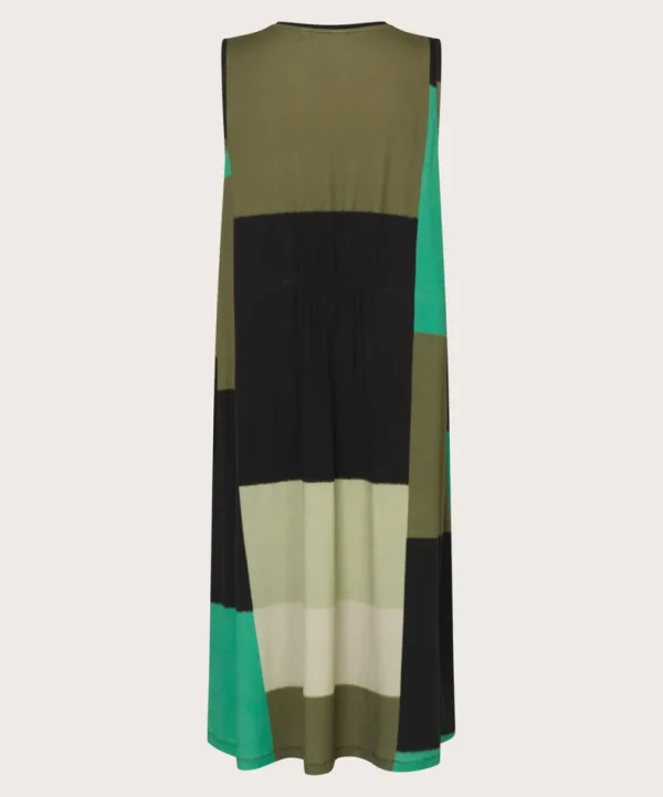 Octava Jersey Dress in Green Spruce