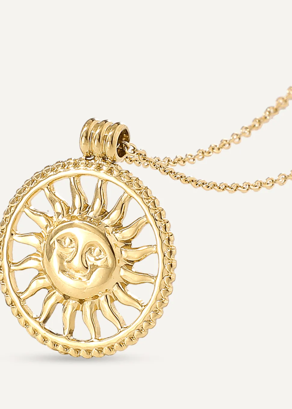 radiant_sol_necklace_in_k_3.webp Radiant Sol Necklace in 18K Gold-Plated