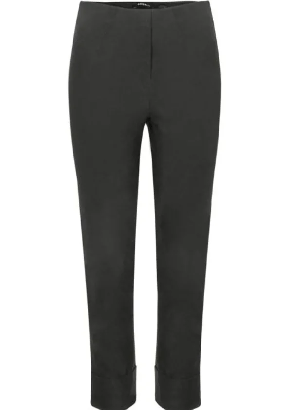 Robell 3/4 Length Bella Trousers in Anthracite Grey 97