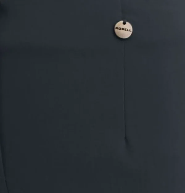Robell 3/4 Length Bella Trousers in Anthracite Grey 97