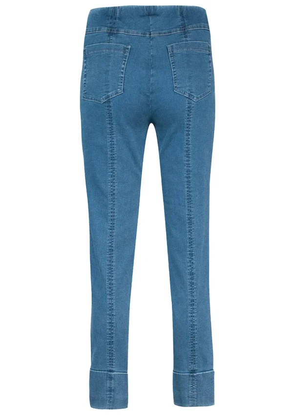 Robell Denim Bella 3/4 Length Jeans in Light Denim 62