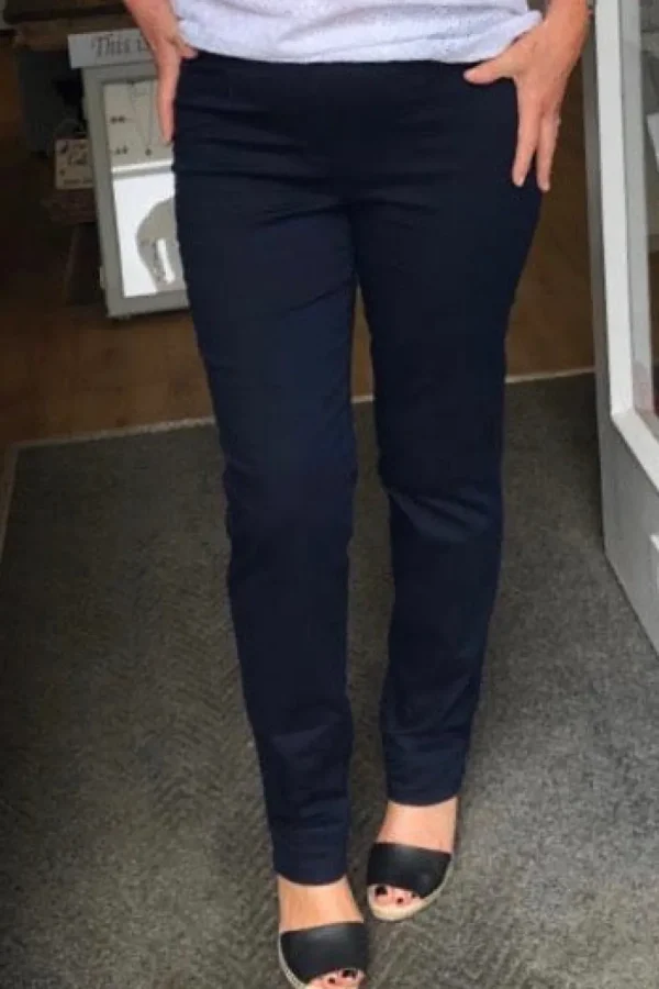 Robell Denim Marie Stretch Jeans in Navy 69