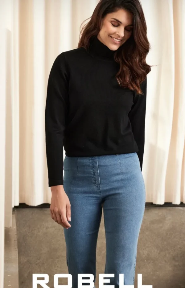 Robell Denim Marie Stretch Jeans in Light Denim 62