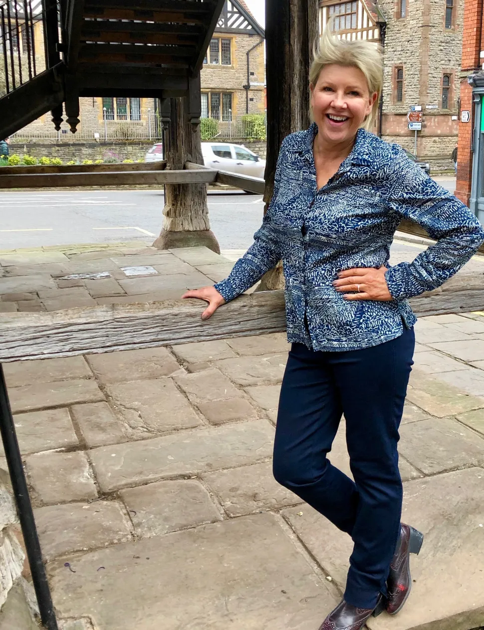 robell_full_length_marie__6.webp Robell Full Length Marie Trousers in Navy 69
