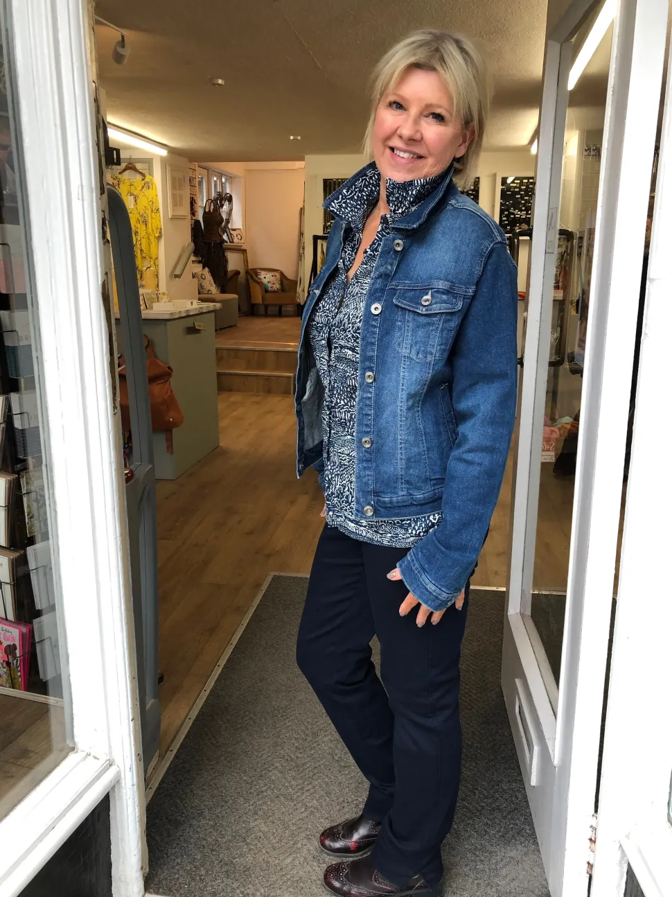 robell_full_length_marie__7.webp Robell Full Length Marie Trousers in Navy 69