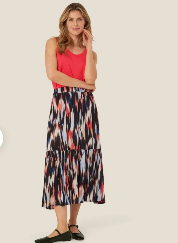 Signe Skirt in Hibiscus