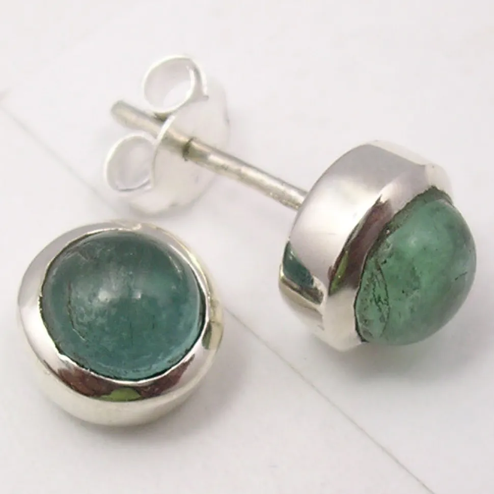 solid_silver_apatite_stud_3.webp Solid Silver Apatite Stud Earrings