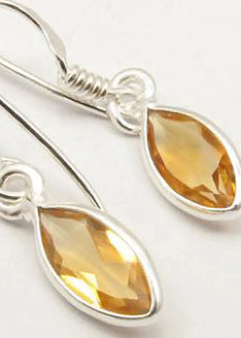 solid_silver_citrine_marq_0.webp Solid Silver Citrine Marquise Drop Earrings