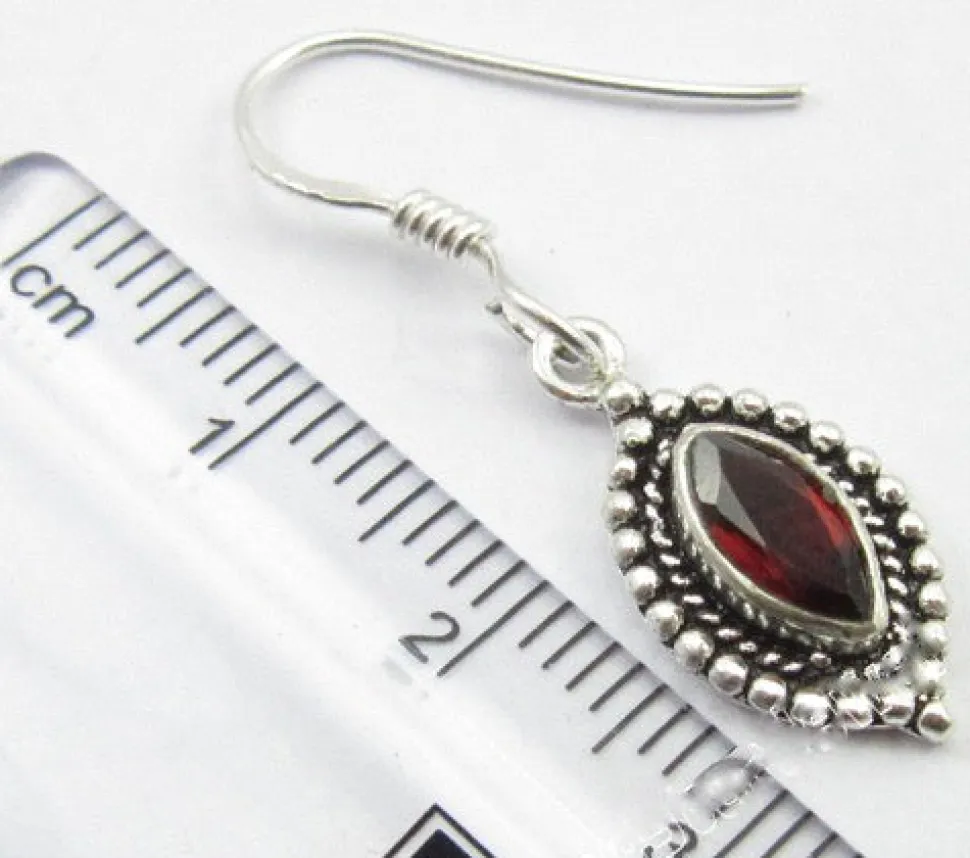 solid_silver_garnet_ellip_4.webp Solid Silver Garnet Ellipse Drop Earrings