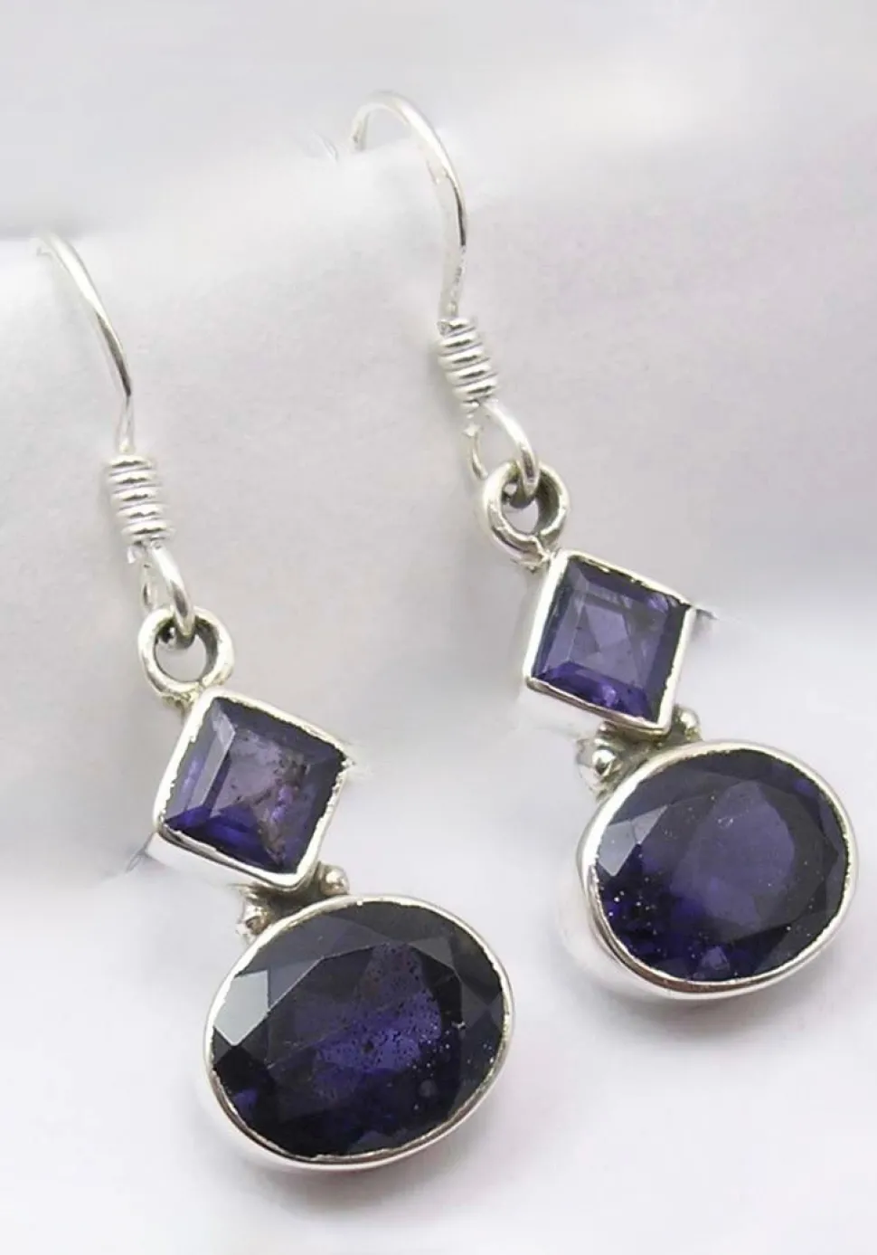 solid_silver_iolite_diamo_0.webp Solid Silver Iolite Diamond and Oval Drop Earrings