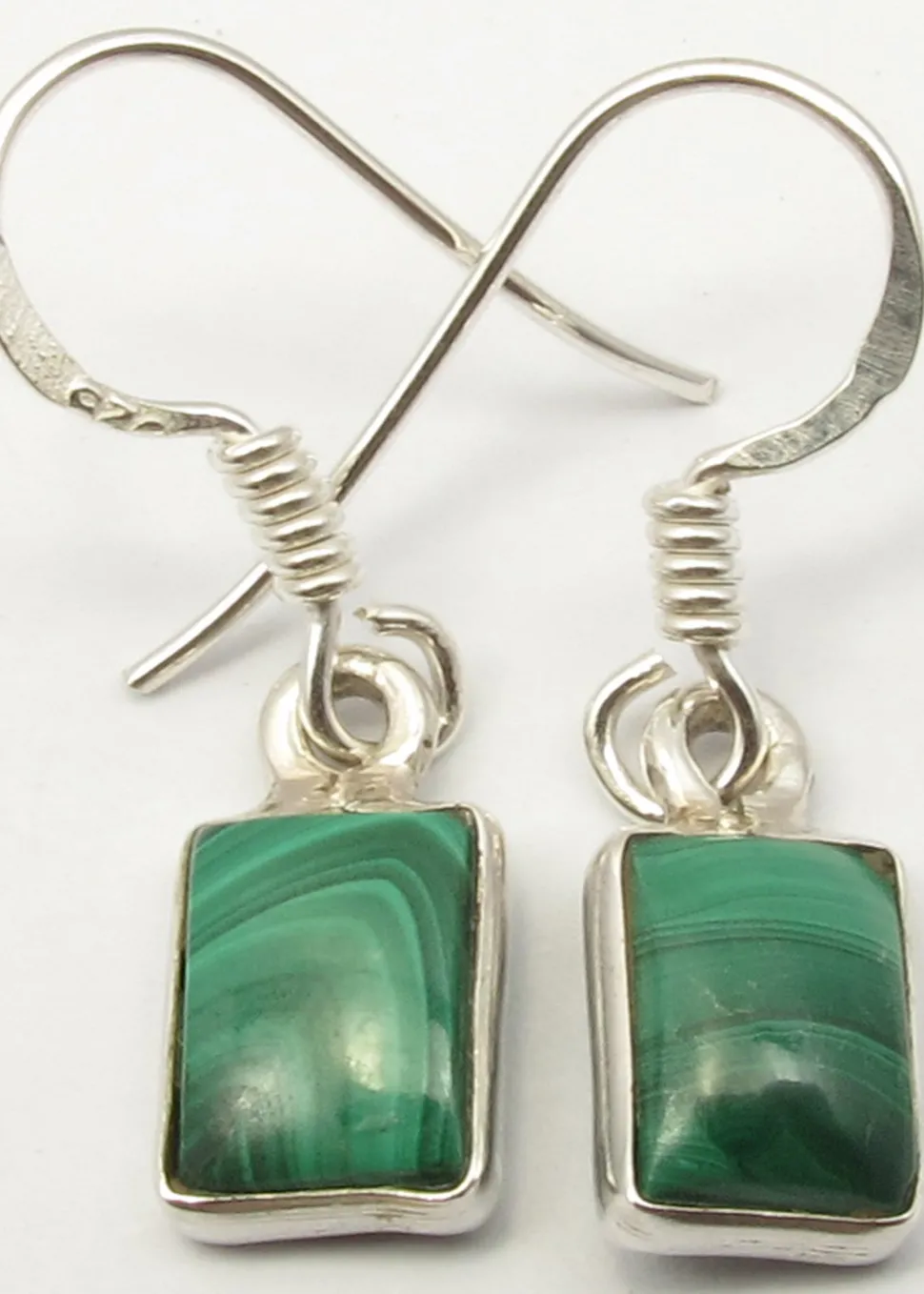 solid_silver_malachite_ob_1.webp Solid Silver Malachite Oblong Drop Earrings