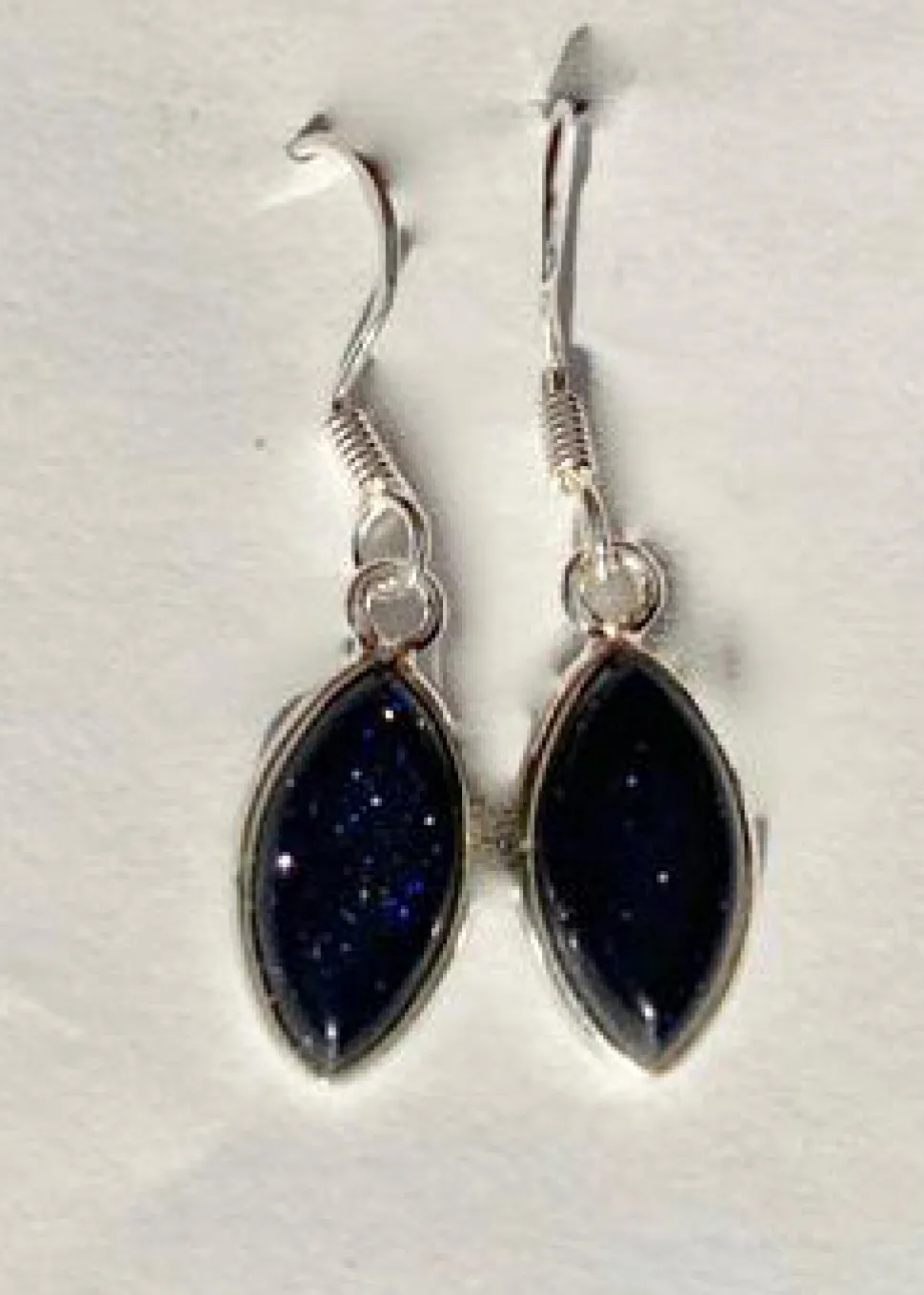 solid_silver_marquise_sha_0.webp Solid Silver Marquise Shaped Blue Goldstone Drop Earrings
