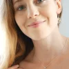 Solid Silver Multi-stone Pendant