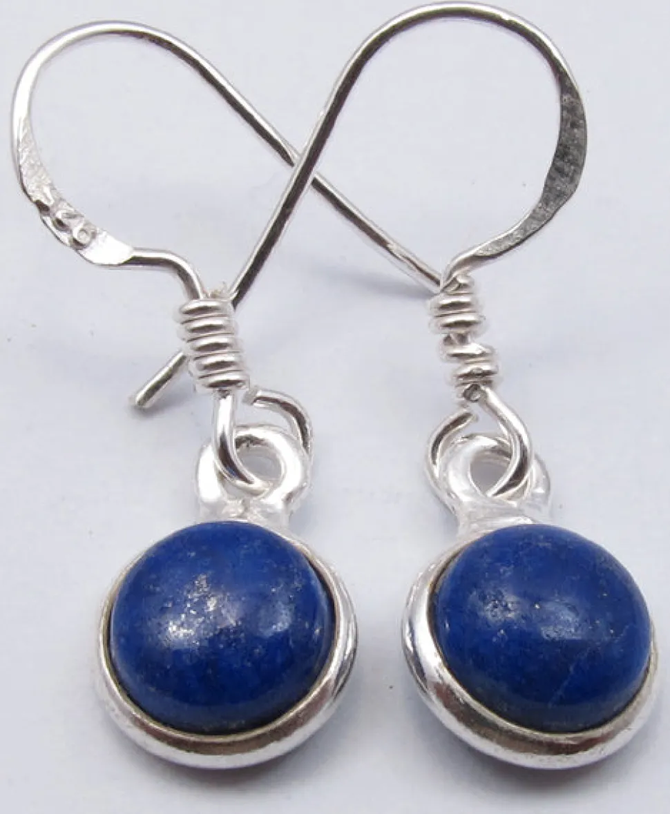 solid_silver_round_drop_l_1.webp Solid Silver Round Drop Lapis Lazuli Earrings