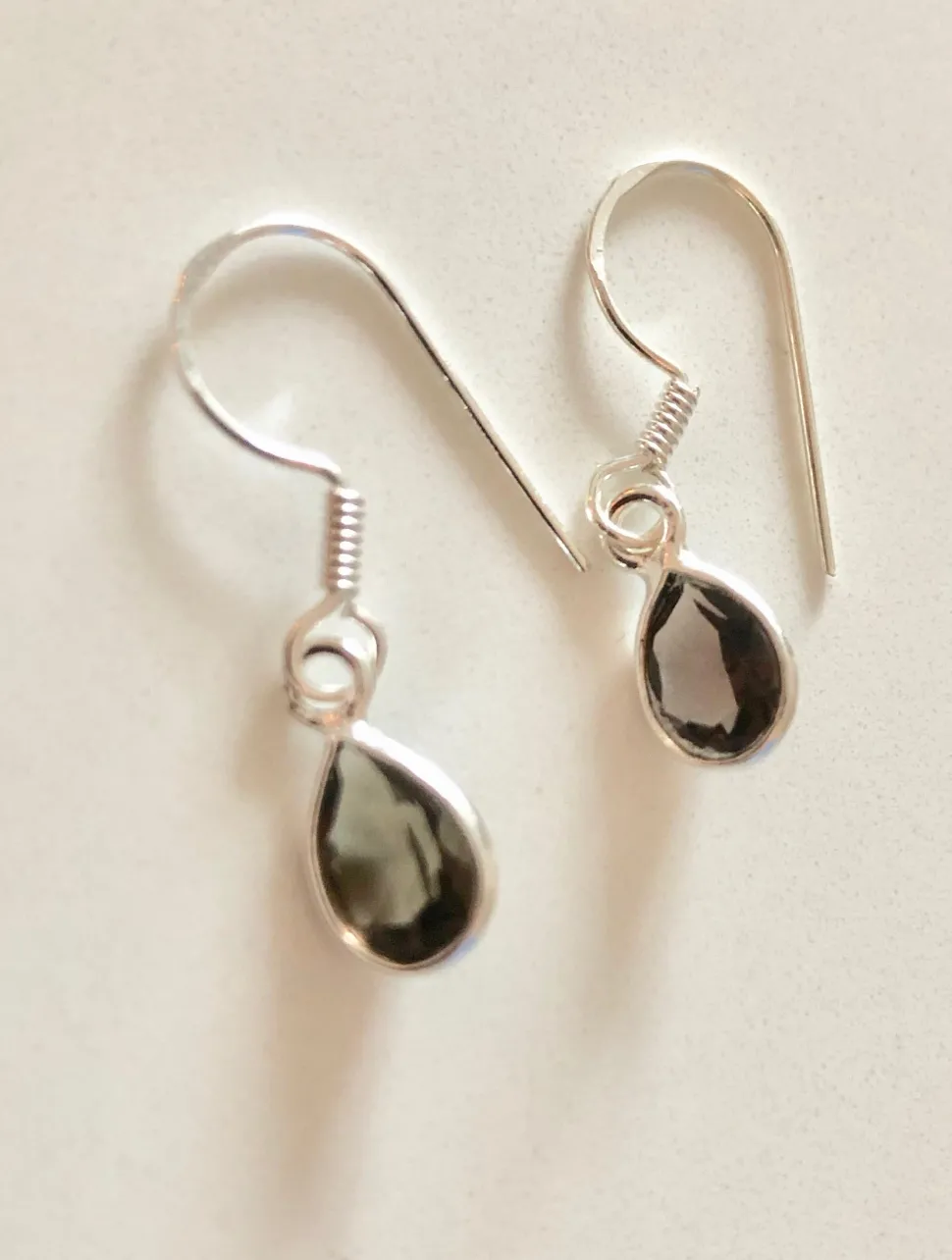 solid_silver_smoky_quartz_1-3.webp Solid Silver Smoky Quartz Tear Drop Earrings