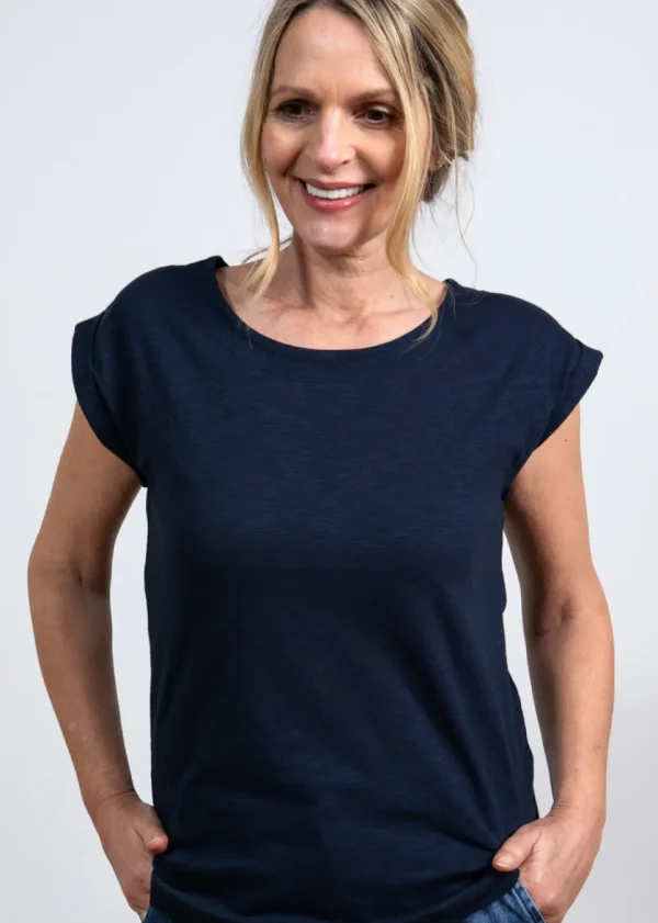 Surfside Tee in Navy
