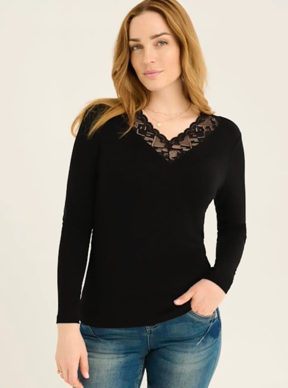 trulla_long_sleeve_top_in_0.webp Trulla Long Sleeve Top in White & Black