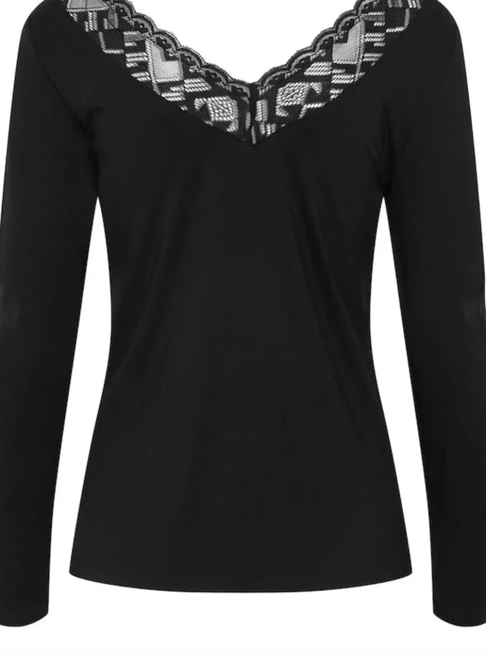 trulla_long_sleeve_top_in_5.webp Trulla Long Sleeve Top in White & Black