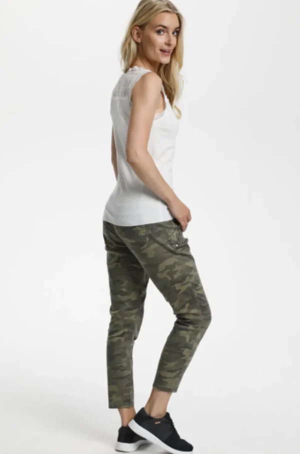 Vanessa Vest Top in Chalk