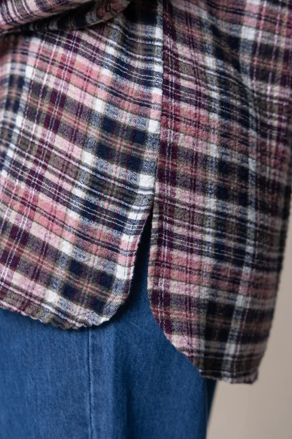willow_check_shirt_in_mul_3.webp Willow Check Shirt in Mulberry