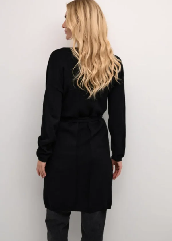 Dela Cardigan in Pitch Black