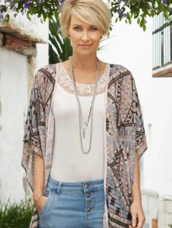 Florence Vest Top in Chalk
