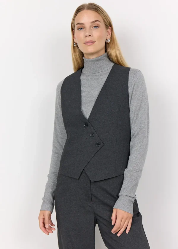 Frankie 4 Waistcoat in Dark Grey
