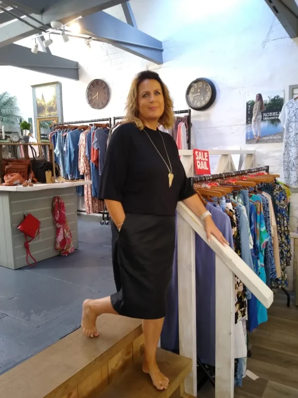 Gunilla 4 Faux Leather Skirt
