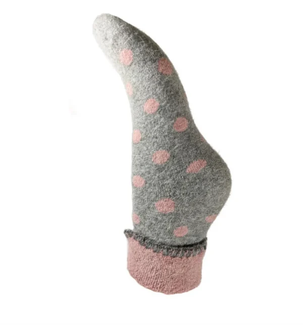 Luxurious Cuff Big Dot House Socks