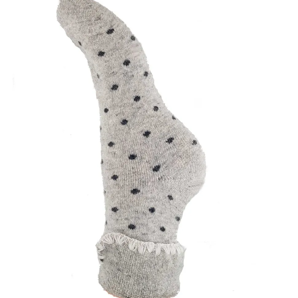 luxurious_cuff_house_sock_1.webp Luxurious Cuff House Socks in Tiny Dots